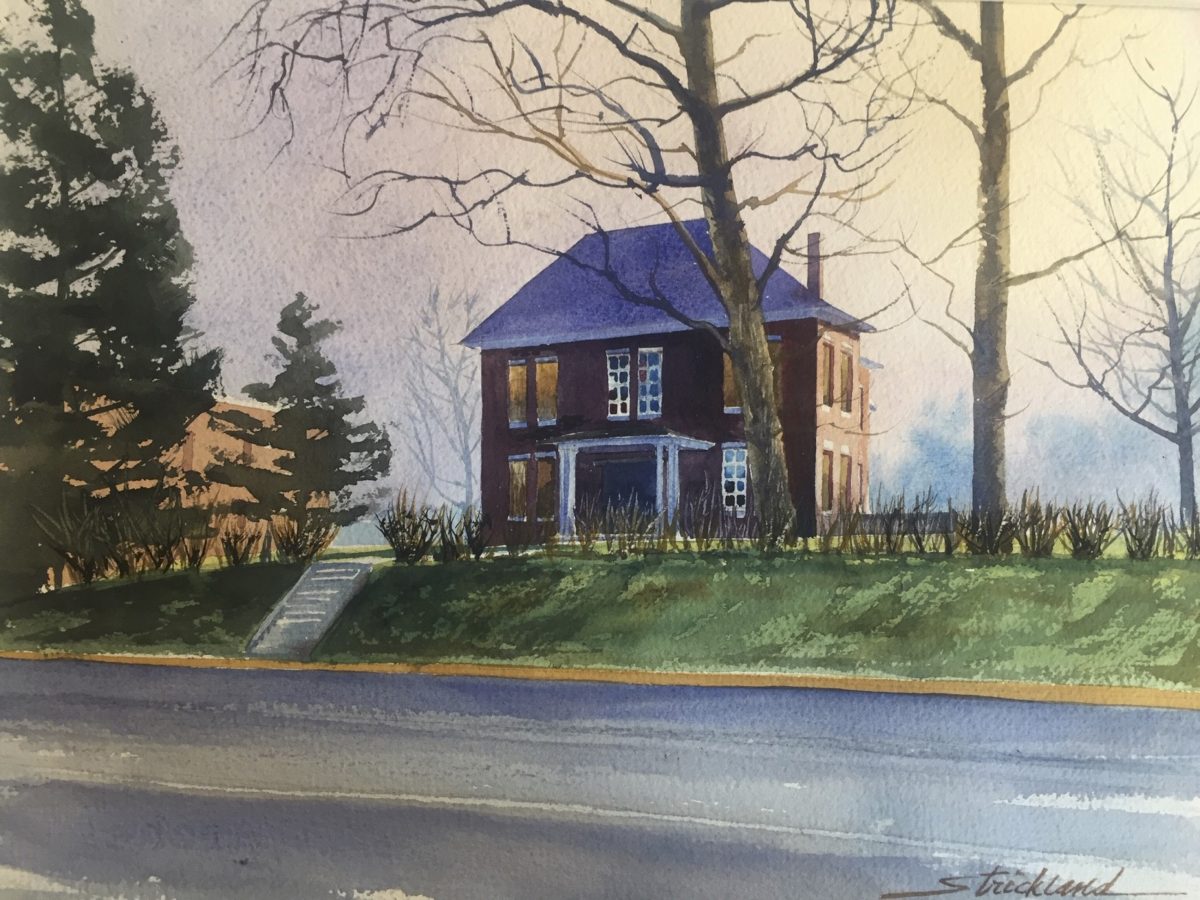 Strickland Painting Donated to HFCI Historic Fairfax City, Inc.